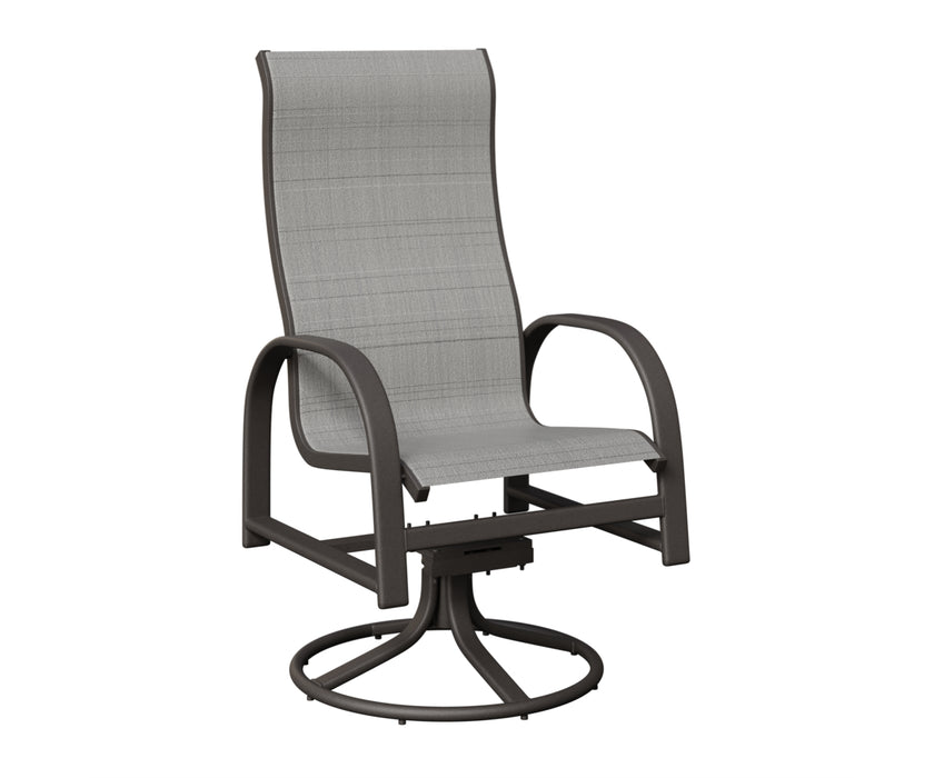 Berlin Gardens Murphy High Back Swivel Rocker Dining Chair