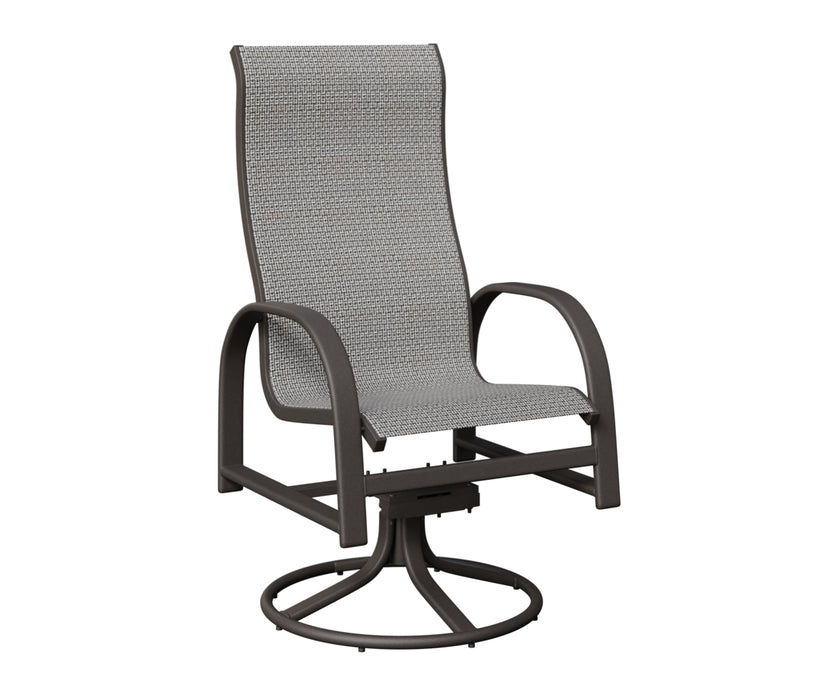 Berlin Gardens Murphy High Back Swivel Rocker Dining Chair