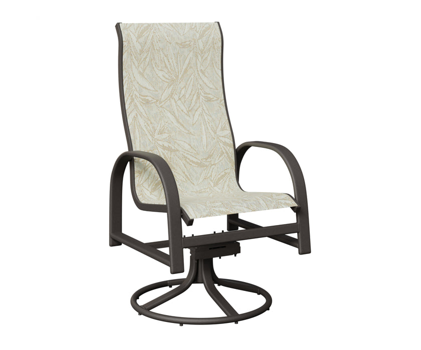 Berlin Gardens Murphy High Back Swivel Rocker Dining Chair