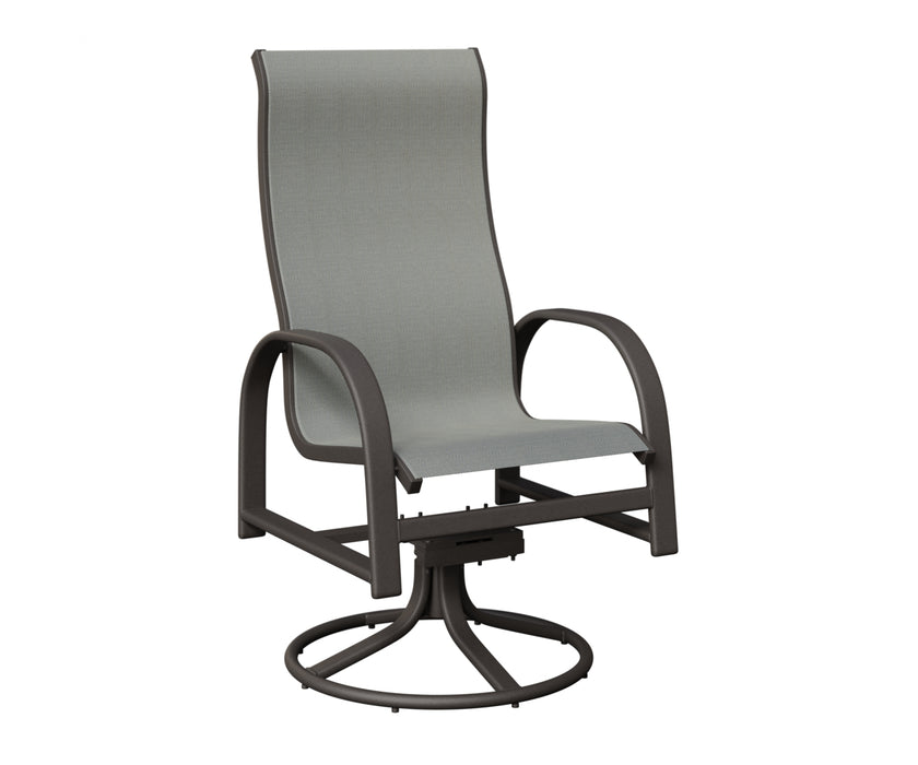 Berlin Gardens Murphy High Back Swivel Rocker Dining Chair