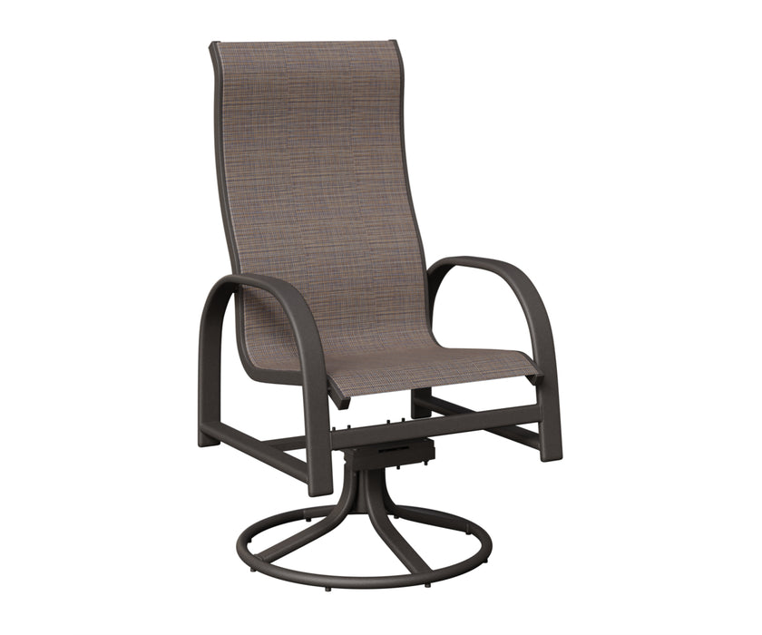 Berlin Gardens Murphy High Back Swivel Rocker Dining Chair