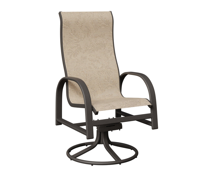 Berlin Gardens Murphy High Back Swivel Rocker Dining Chair