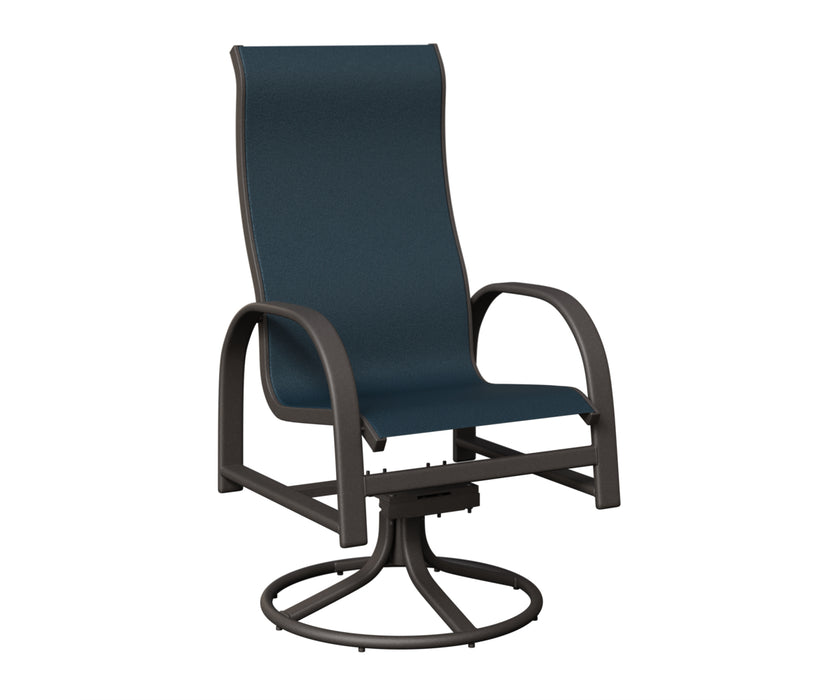 Berlin Gardens Murphy High Back Swivel Rocker Dining Chair