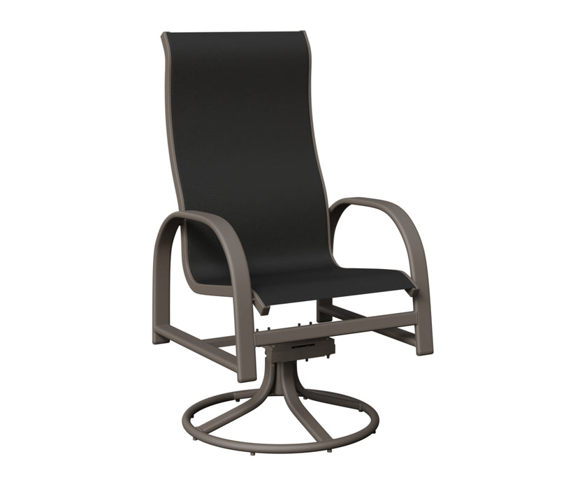 Berlin Gardens Murphy High Back Swivel Rocker Dining Chair