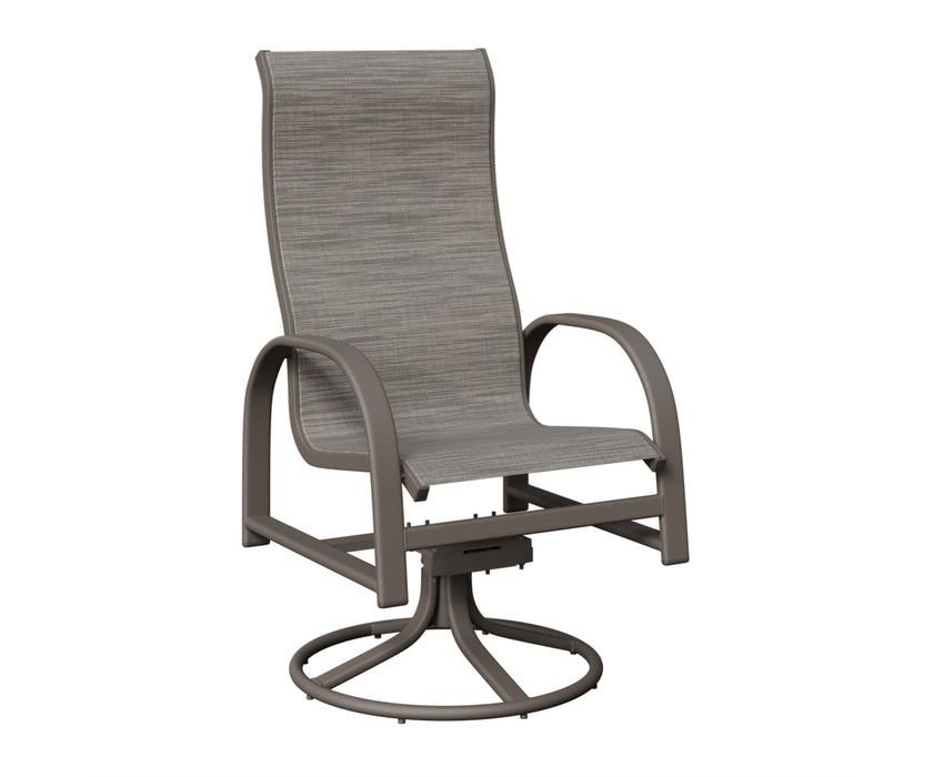 Berlin Gardens Murphy High Back Swivel Rocker Dining Chair