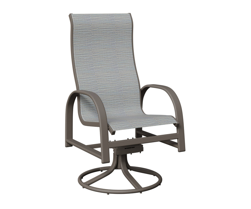Berlin Gardens Murphy High Back Swivel Rocker Dining Chair