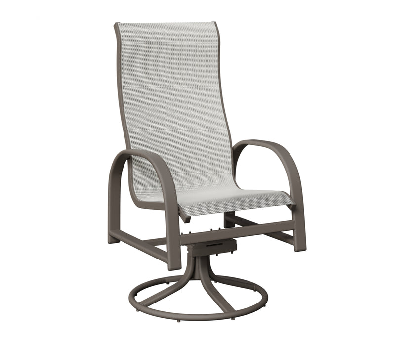 Berlin Gardens Murphy High Back Swivel Rocker Dining Chair