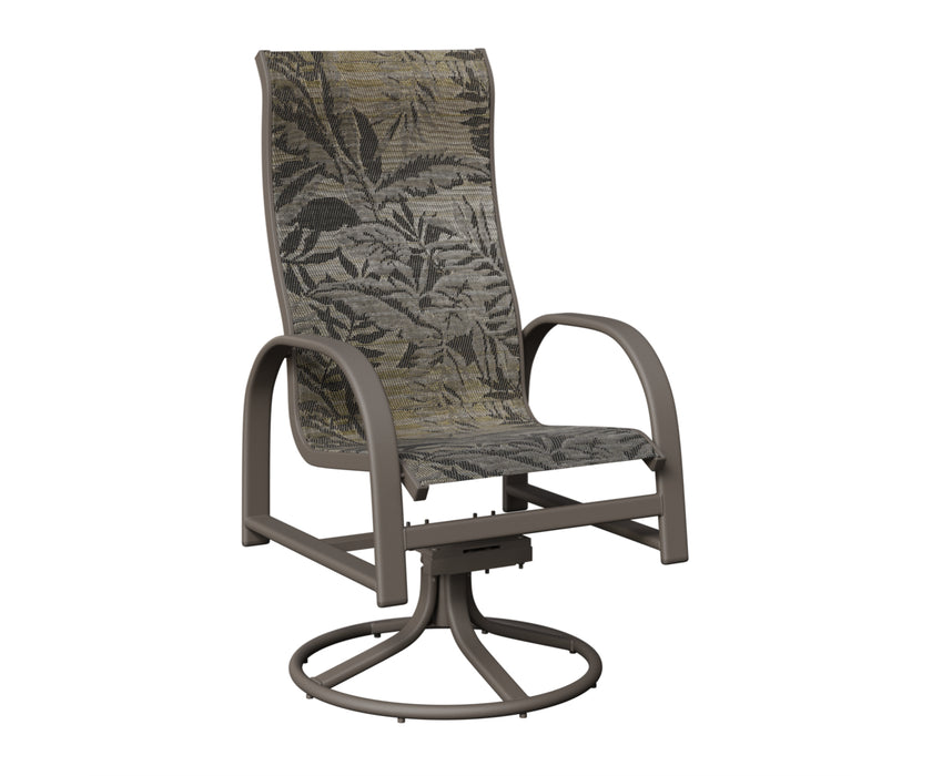 Berlin Gardens Murphy High Back Swivel Rocker Dining Chair