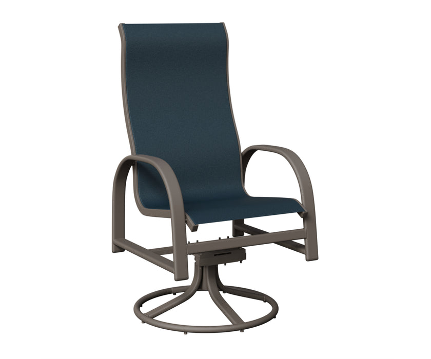 Berlin Gardens Murphy High Back Swivel Rocker Dining Chair