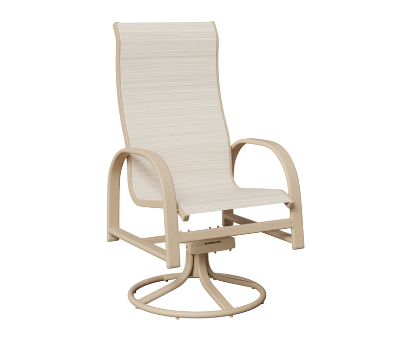 Berlin Gardens Murphy High Back Swivel Rocker Dining Chair