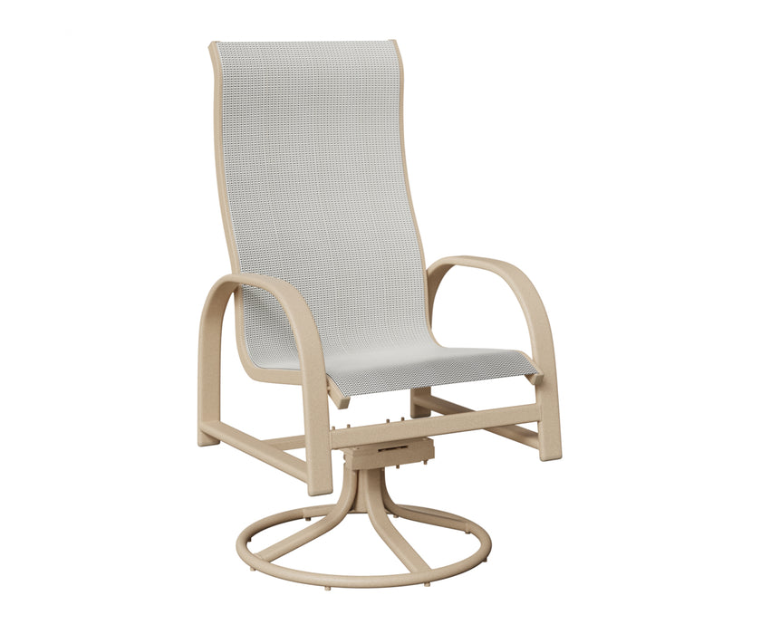 Berlin Gardens Murphy High Back Swivel Rocker Dining Chair