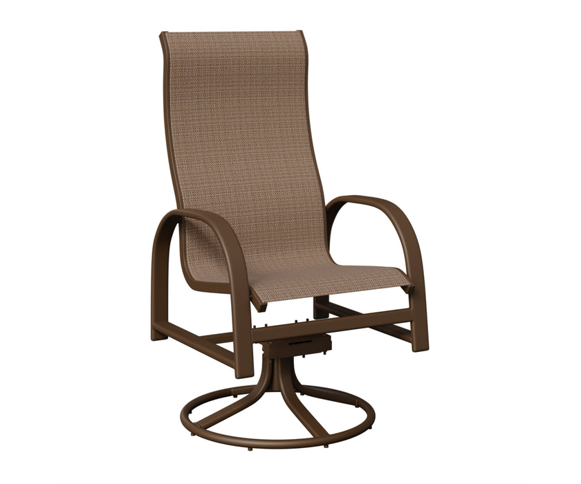 Berlin Gardens Murphy High Back Swivel Rocker Dining Chair