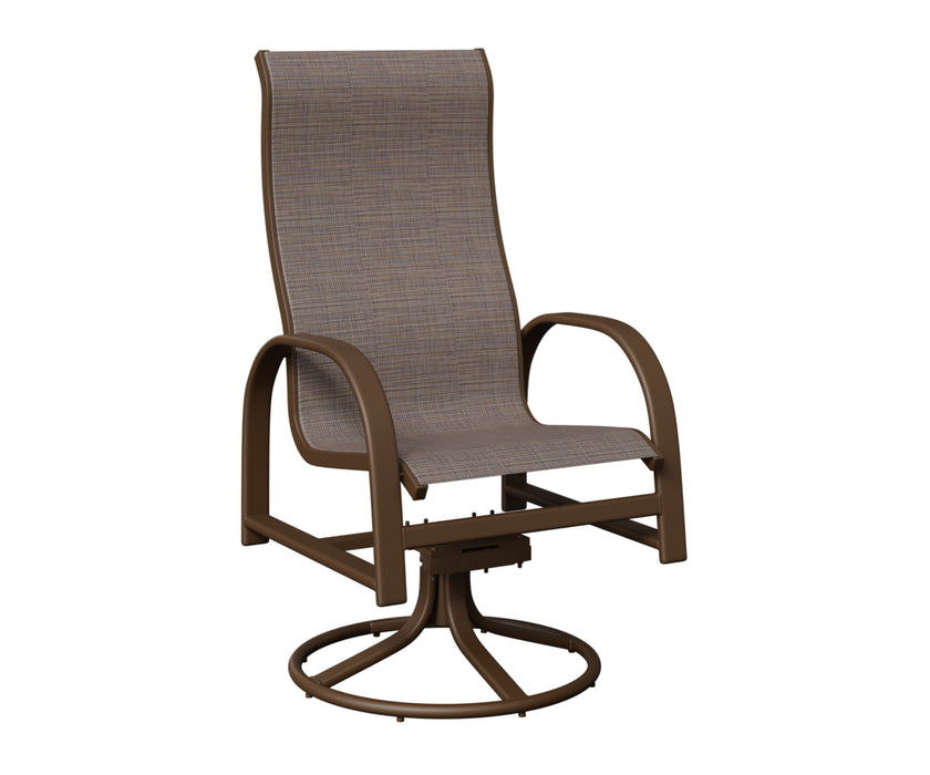 Berlin Gardens Murphy High Back Swivel Rocker Dining Chair