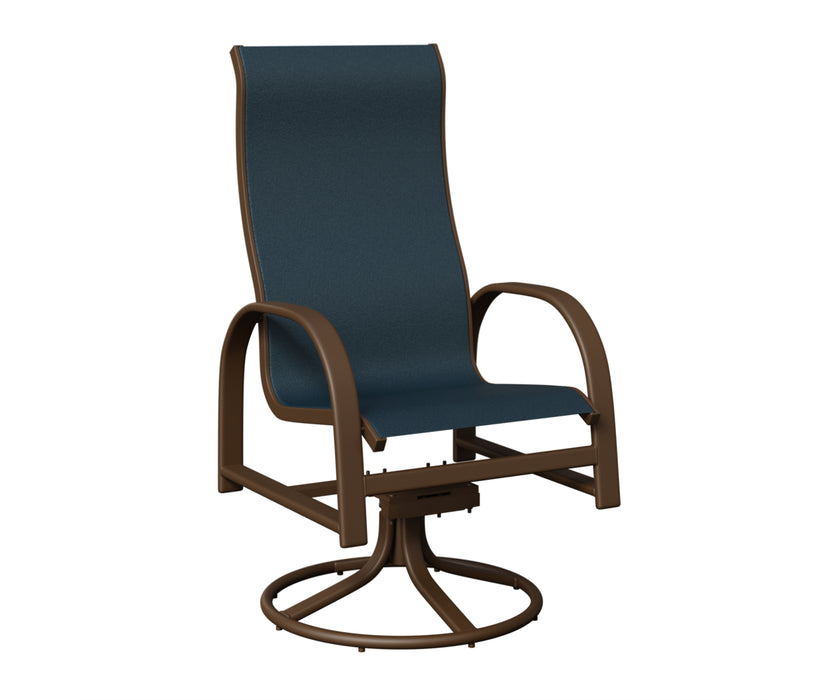 Berlin Gardens Murphy High Back Swivel Rocker Dining Chair