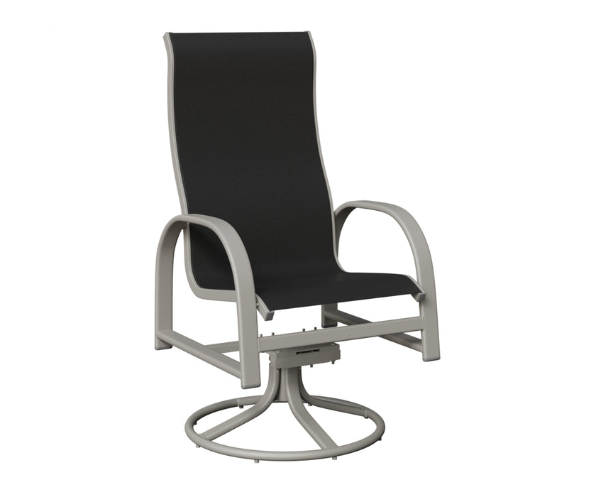 Berlin Gardens Murphy High Back Swivel Rocker Dining Chair