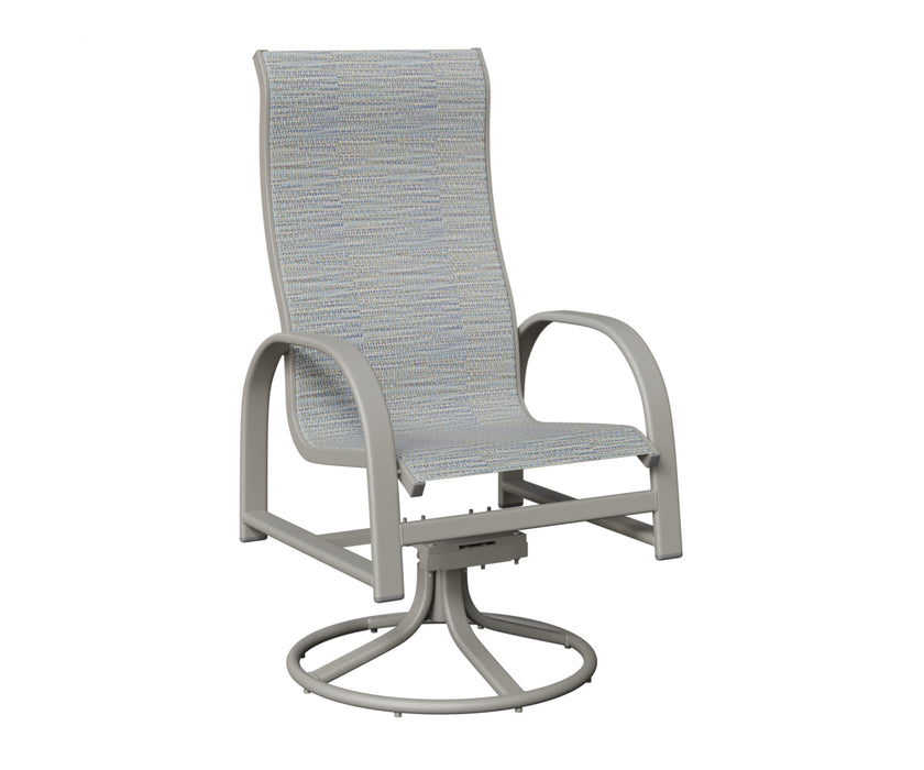 Berlin Gardens Murphy High Back Swivel Rocker Dining Chair