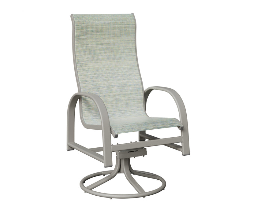 Berlin Gardens Murphy High Back Swivel Rocker Dining Chair