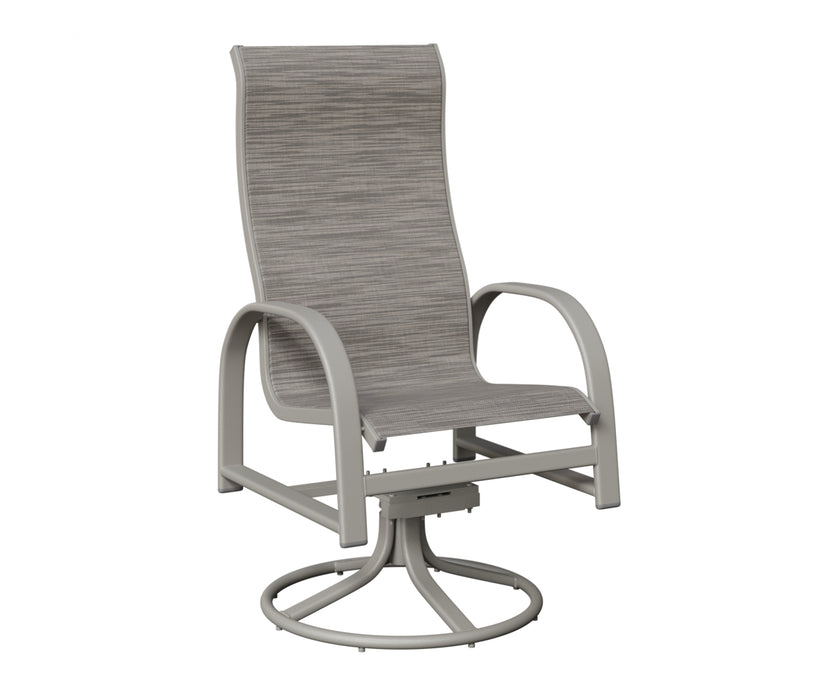 Berlin Gardens Murphy High Back Swivel Rocker Dining Chair