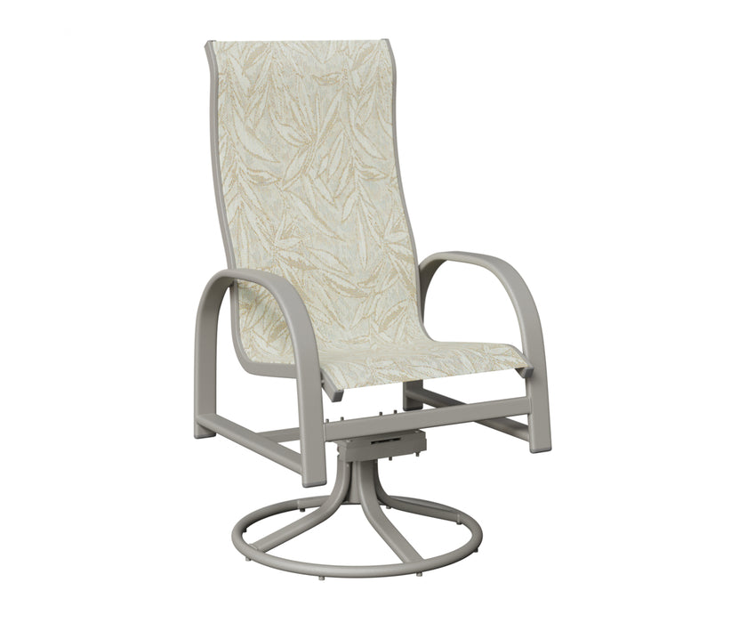 Berlin Gardens Murphy High Back Swivel Rocker Dining Chair