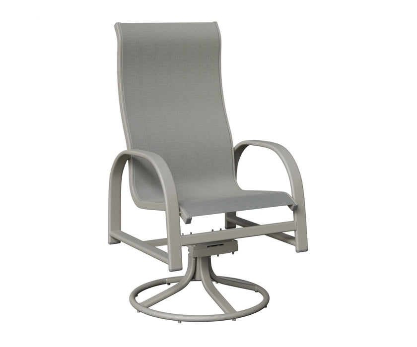Berlin Gardens Murphy High Back Swivel Rocker Dining Chair