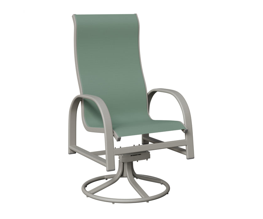 Berlin Gardens Murphy High Back Swivel Rocker Dining Chair