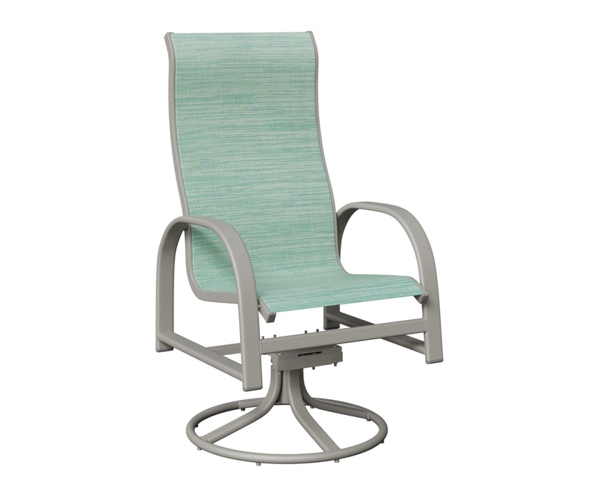 Berlin Gardens Murphy High Back Swivel Rocker Dining Chair