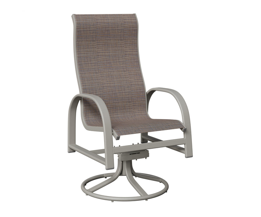 Berlin Gardens Murphy High Back Swivel Rocker Dining Chair