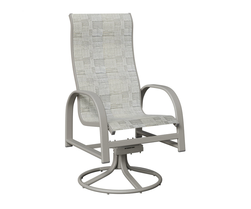 Berlin Gardens Murphy High Back Swivel Rocker Dining Chair