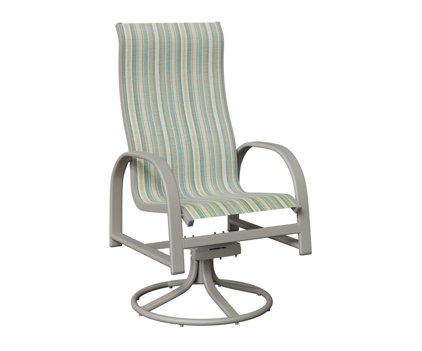 Berlin Gardens Murphy High Back Swivel Rocker Dining Chair