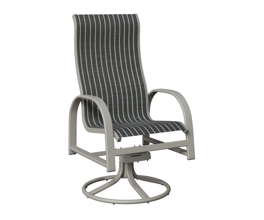 Berlin Gardens Murphy High Back Swivel Rocker Dining Chair