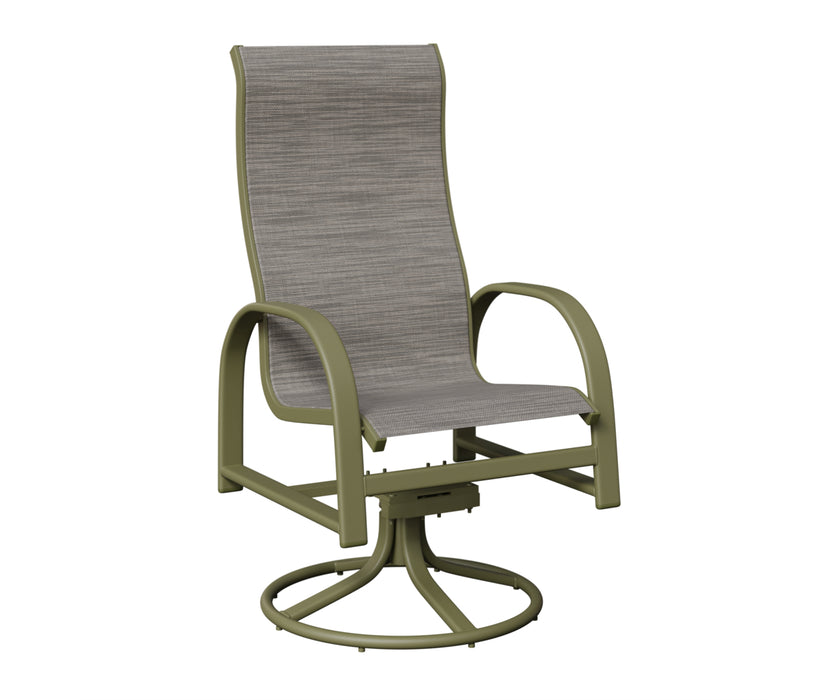 Berlin Gardens Murphy High Back Swivel Rocker Dining Chair