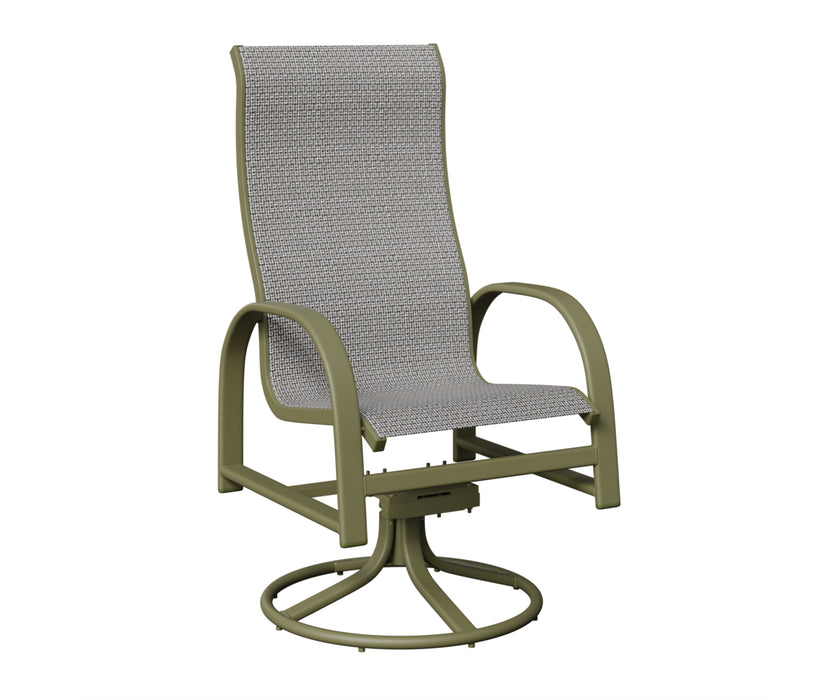 Berlin Gardens Murphy High Back Swivel Rocker Dining Chair