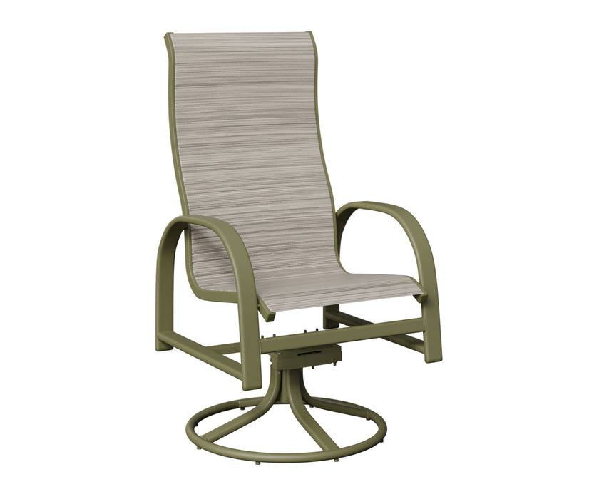 Berlin Gardens Murphy High Back Swivel Rocker Dining Chair