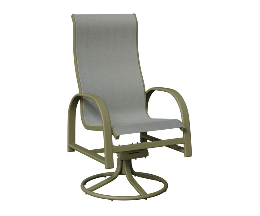 Berlin Gardens Murphy High Back Swivel Rocker Dining Chair