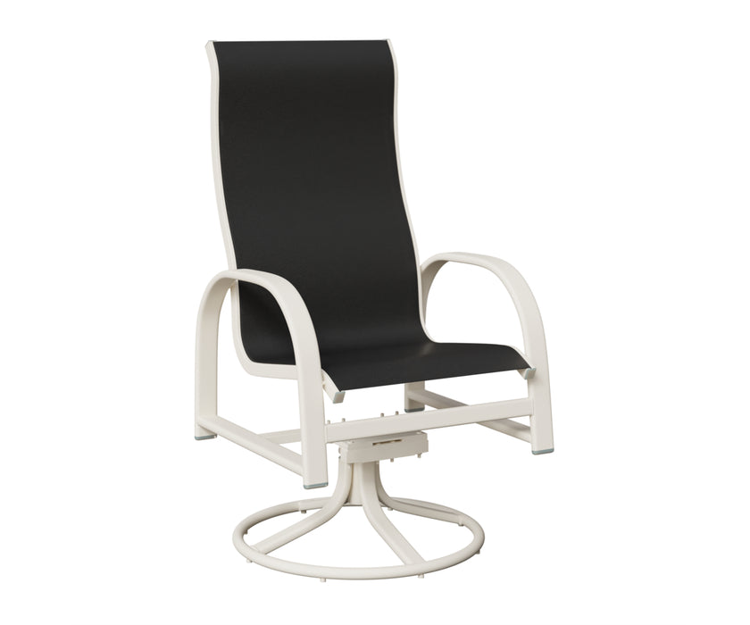 Berlin Gardens Murphy High Back Swivel Rocker Dining Chair