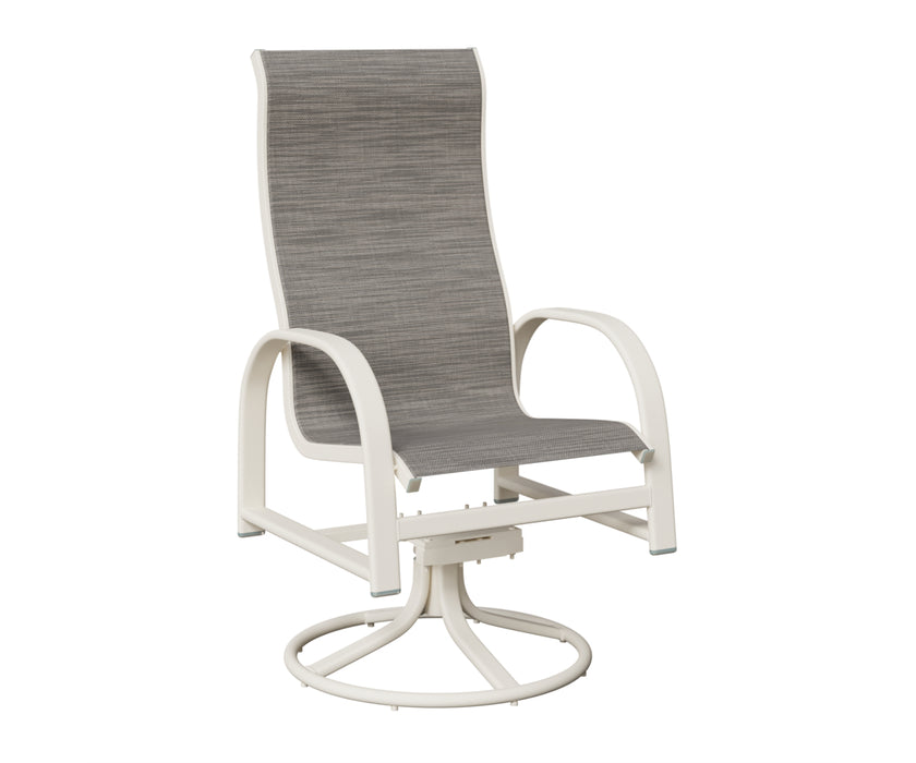 Berlin Gardens Murphy High Back Swivel Rocker Dining Chair