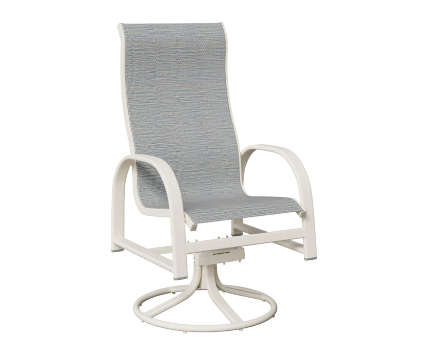 Berlin Gardens Murphy High Back Swivel Rocker Dining Chair