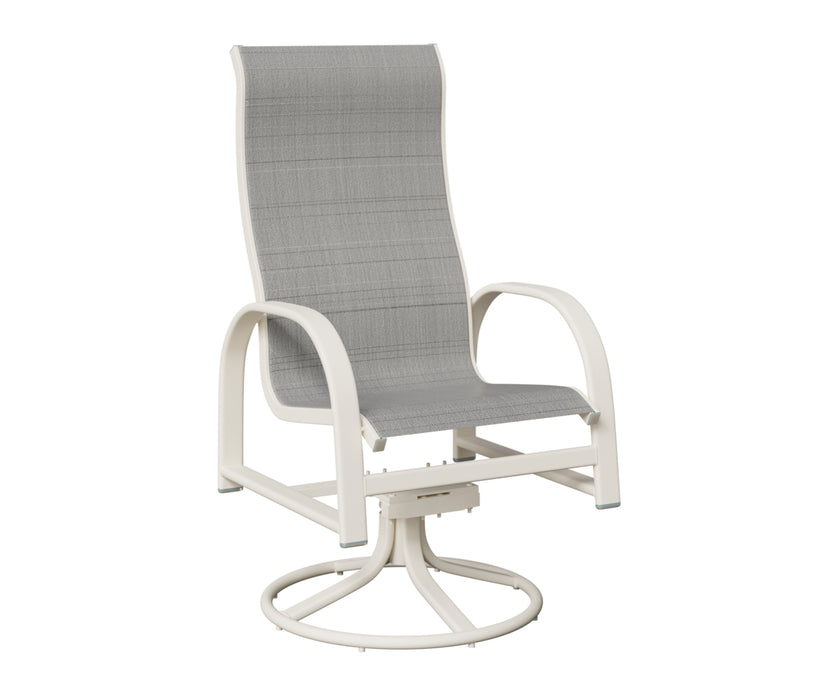 Berlin Gardens Murphy High Back Swivel Rocker Dining Chair