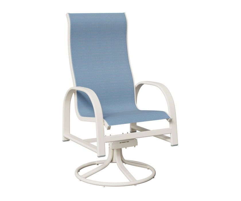Berlin Gardens Murphy High Back Swivel Rocker Dining Chair