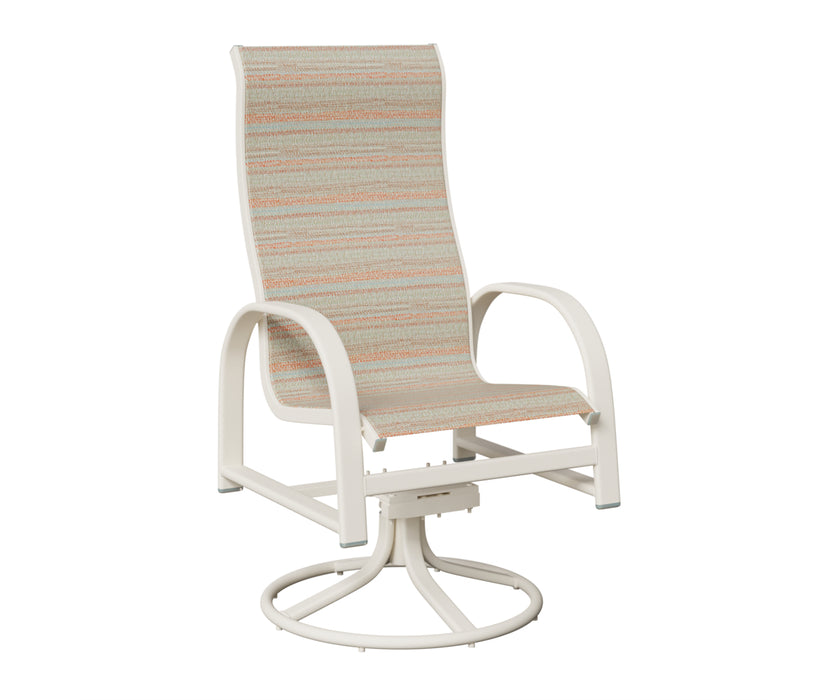 Berlin Gardens Murphy High Back Swivel Rocker Dining Chair