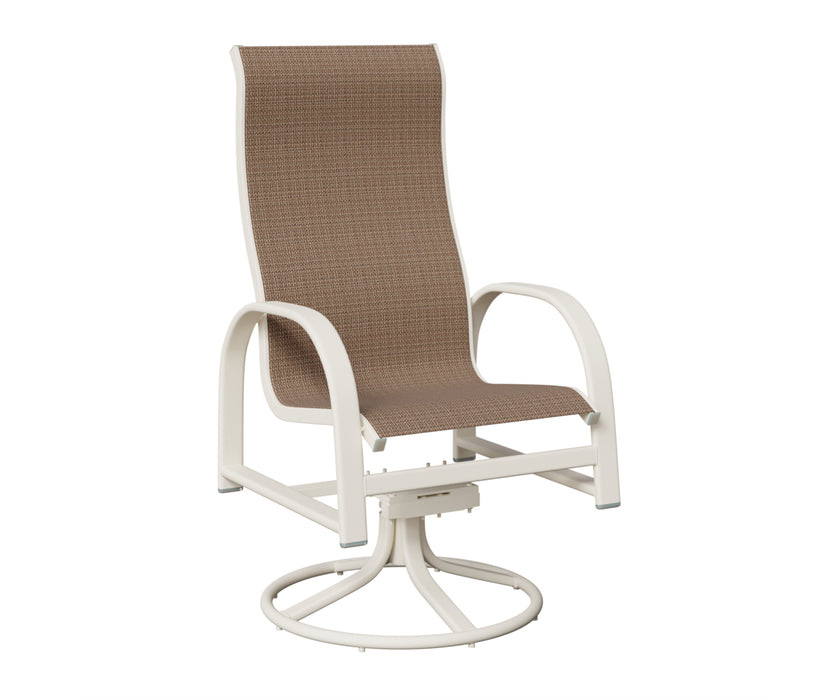 Berlin Gardens Murphy High Back Swivel Rocker Dining Chair