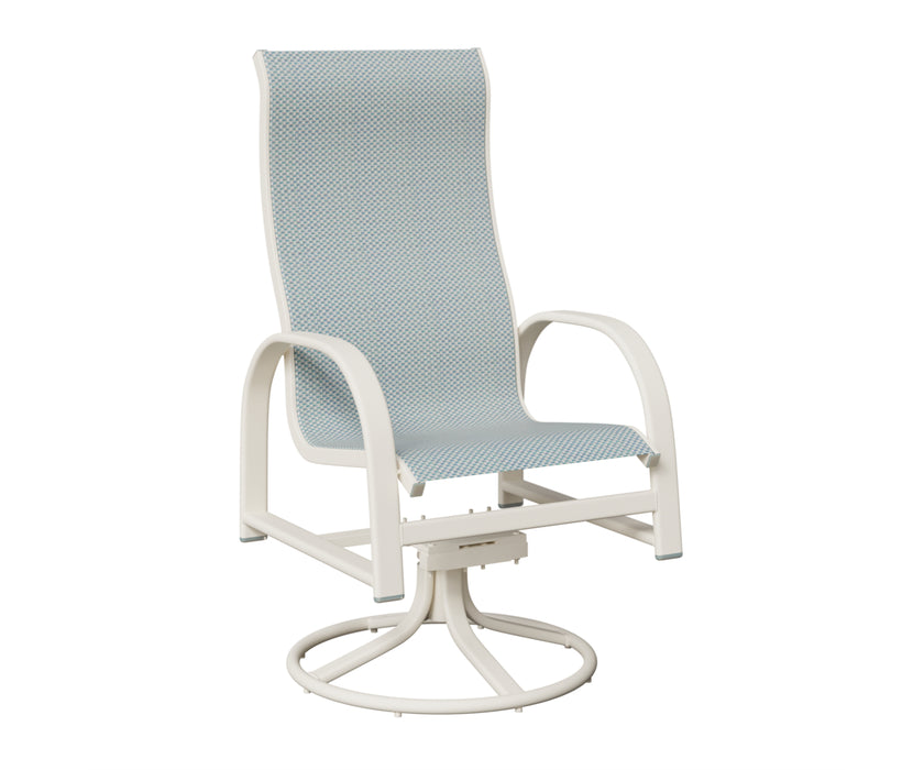 Berlin Gardens Murphy High Back Swivel Rocker Dining Chair