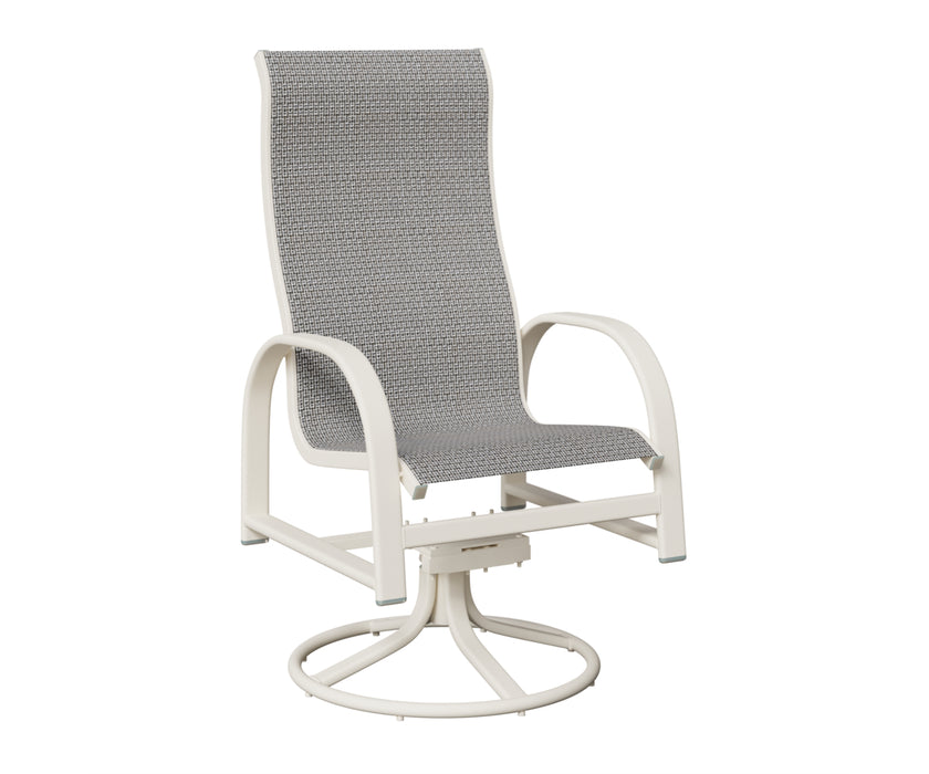 Berlin Gardens Murphy High Back Swivel Rocker Dining Chair