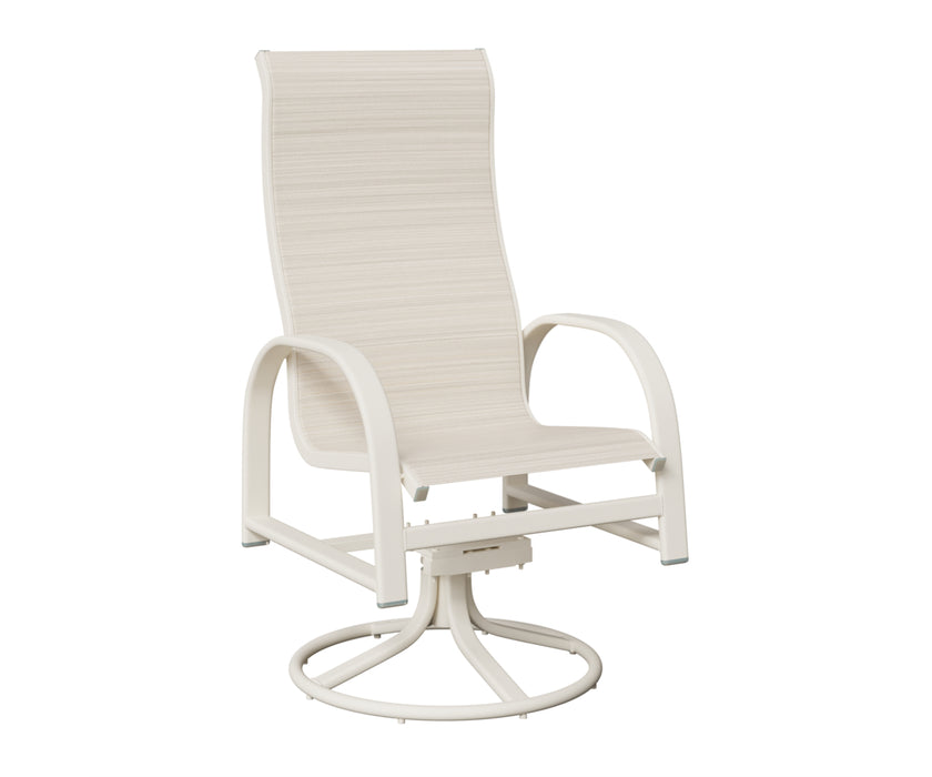 Berlin Gardens Murphy High Back Swivel Rocker Dining Chair