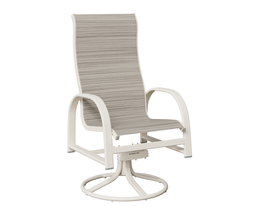 Berlin Gardens Murphy High Back Swivel Rocker Dining Chair