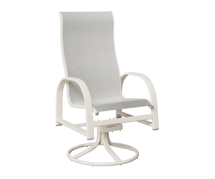 Berlin Gardens Murphy High Back Swivel Rocker Dining Chair