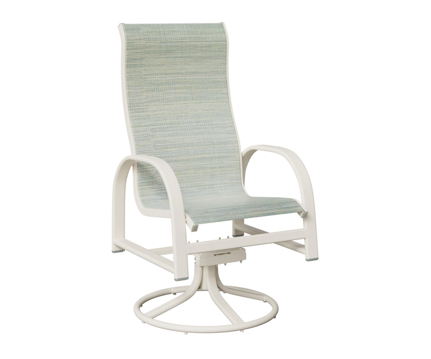 Berlin Gardens Murphy High Back Swivel Rocker Dining Chair