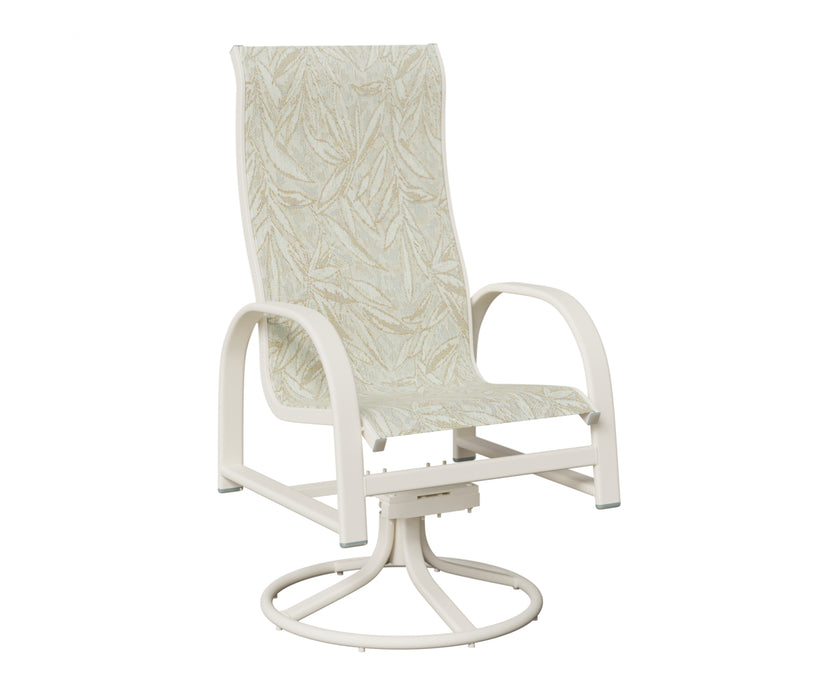Berlin Gardens Murphy High Back Swivel Rocker Dining Chair