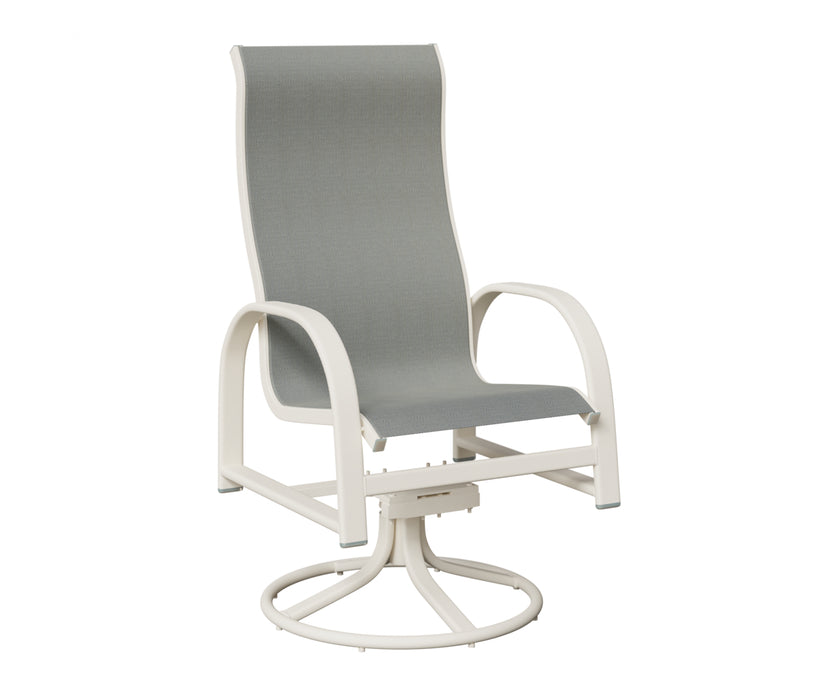 Berlin Gardens Murphy High Back Swivel Rocker Dining Chair