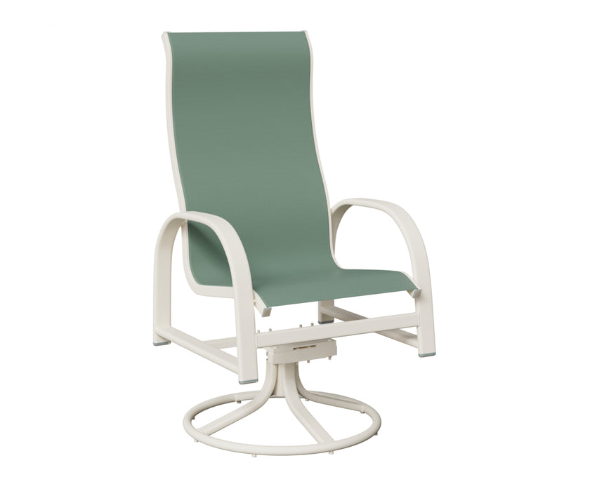 Berlin Gardens Murphy High Back Swivel Rocker Dining Chair
